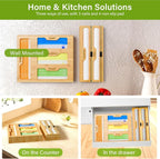 KOCWELL Bamboo Bag Storage Organizer - Image 8