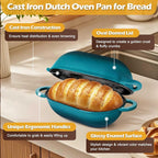 Homikit Enameled Cast Iron Dutch Oven - Image 6