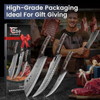 SYOKAMI Butcher Knife Set, Meat Cleaver Chef Knife Set, Japanese Style High - Image 9