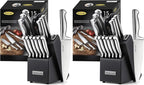 McCook® Knife Sets, German Stainless Steel Knife Block Sets by McCook