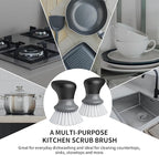 MR.SIGA Dish Scrub Brush, Palm Brush Dish Scrubber - Image 4