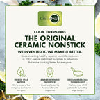 GreenPan Lima Hard Anodized 8" 10" & 12" Frying Pan Skillet Set, Ceramic - Image 9