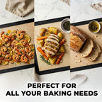 Zulay Kitchen Silicone Baking Mat Sheet Set - Image 2