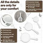 3 Pcs Plastic Nylon Mesh Strainer Colander - Image 4