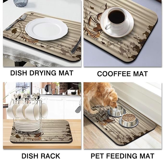 Coffee Bar Mat Accessories for Countertop - Image 4