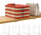 HBlife 4 Pack Closet Organizers and Storage, Vertical Purse Organizer by HBlife
