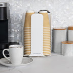 Mind Reader Cup and Lid Carousel, Countertop Org, Coffee Bar, Beverage Cup - Image 6