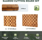 Extra Large Bamboo Cutting Boards, Non-Toxic & Durable - Image 6