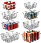 8 Set, Extra Large Wire Baskets - Image 8