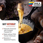 Victoria Cast Iron Saucepan, Cast Iron Melting Pot, Made in Colombia - Image 2