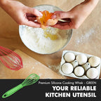 Chef Craft Premium Silicone Wire Cooking Whisk, 10.5 inch - Image 5