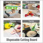 Mind Reader E-Z Board Disposable Plastic Cutting Board, 20 Square Feet - Image 6