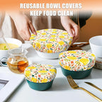wegreeco Elastic Reusable Bowl Covers - Image 6