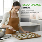 NutriChef Nonstick XL Cookie Sheet Baking Pan - Image 4