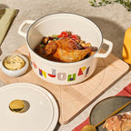 CAROTE 5QT Cast Iron Dutch Oven Pot - Image 3