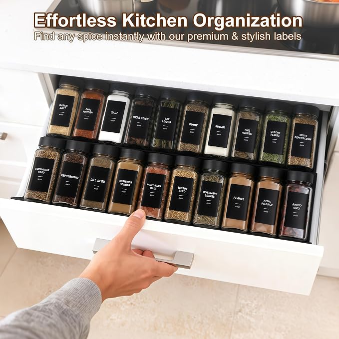 48Pcs Spice Jars Containers - Image 3