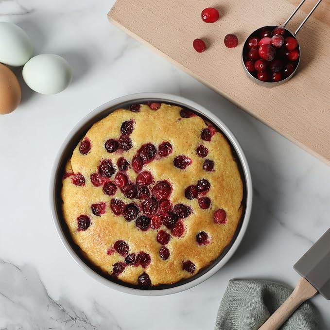 Martha Stewart Gallen 8-Inch Round Nonstick Carbon Steel Cake and Bake Pan – - Image 7