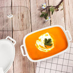 10" x 7" Ceramic Casserole Dish - Image 4