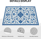 Blue and White Pattern Dish Drying Mats - Image 4