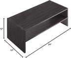 Whitmor Wood Stackable 2-Shelf Shoe Rack, 24 INCH - Image 2
