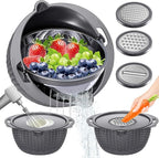 4-1 Colander with Lid Set by UTTKOJ