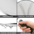 Zulay Kitchen Splatter Screen for Frying Pan - Image 4