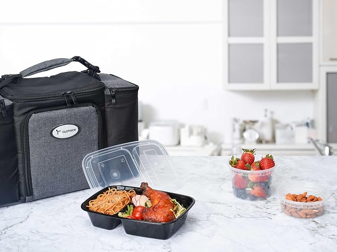 Glotoch 10 Pack 32OZ Meal Prep Containers Reusable Microwave Safe, Extra Large - Image 8