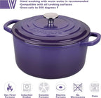 VORRINGARD Enameled Cast Iron Dutch Oven Pot - Image 3