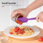 Heat Resistant Silicone Spatula Set of 4, Luxiwise 600ºF High Temp Baking - Image 7