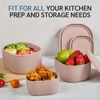 ISSEVE 12Pcs/Set Nesting Silicone Food Storage Containers - Image 5