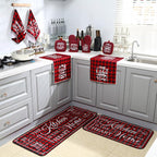 Fourluoo 10 Pcs Farmhouse Kitchen Decor and Accessories Set 4 Kitchen Towels 2 - Image 7