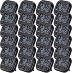 Leumoi 24 Pcs Digital Kitchen Timers Magnetic Back Timers Bulk Large Screen by Leumoi