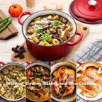 E-far Enameled Cast Iron Dutch Oven - Image 4