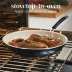 Rachael Ray Cucina Ceramic Nonstick Frying Pan/Skillet, 12.5 Inch Non Stick - Image 5