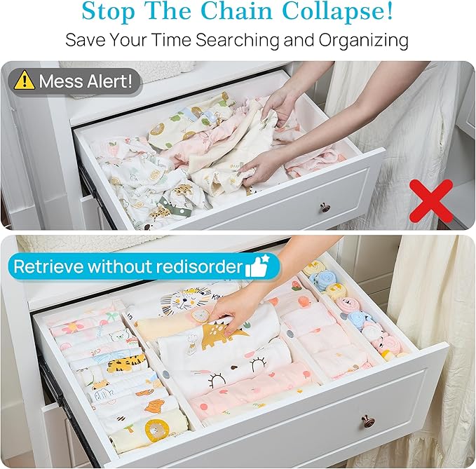 Vtopmart 12 Pack Drawer Dividers - Image 2