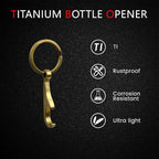 Titanium Bottle Opener, Small Keychain Beer Bottle Opener Can Opener - Image 5