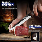 Topfeel 4PCS Hand Forged Butcher Knife Set - Image 4