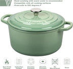VORRINGARD Enameled Cast Iron Dutch Oven Pot - Image 3