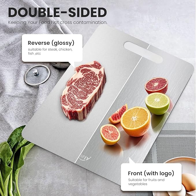 New Titanium Cutting Board -100% Pure Titanium Cutting Boards - Image 4