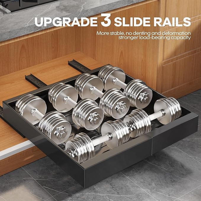 Seinloes 4Pack Expandable Pull Out Cabinet Organizer 21"Deep - Image 5