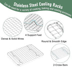 Homikit Toaster Oven Pan with Rack Set, 9 x 7 Inch Stainless Steel Small Cookie - Image 4