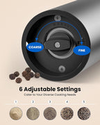 Electric Salt and Pepper Grinder Set - Image 6