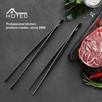 HOTEC Kitchen Tweezers Tongs Stainless Steel Professional Chef Tweezers - Image 8