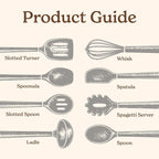 Country Kitchen Non Stick Silicone Utensil Set - Image 3