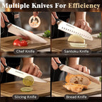 Astercook Knife Set, Kitchen Knives Set - Image 6
