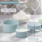 Measuring Cups and Spoons Set of Huygens Kitchen Gadgets 10 Pieces, Stackable - Image 4