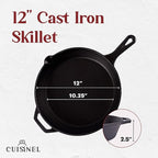 Cuisinel Cast Iron Skillet - Image 4