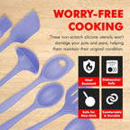 Chef Craft - Premium Silicone Kitchen Tools and Utensils Set, Non-Scratch - Image 3