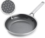 GreenPan Hybrid 8” Nonstick Stainless Steel Frying Pan, APEX Tri-Ply Thermobond by GreenPan