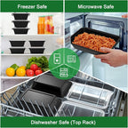 Dealusy 50 Pack 38 oz Meal Prep Containers Reusable - Image 5